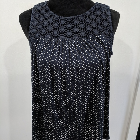 LOFT Tops - Ann Taylor Loft Crochet Sleeveless Top *MP*